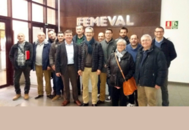 Representantes de UGT FICA PV en la mesa de negociación del convenio del Metal de la provincia de Valencia