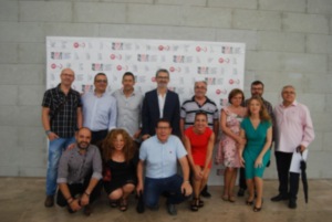 Miembros de UGT-FICA PV participando de la conmemoración del 30 aniversaio de UGT País Valencià