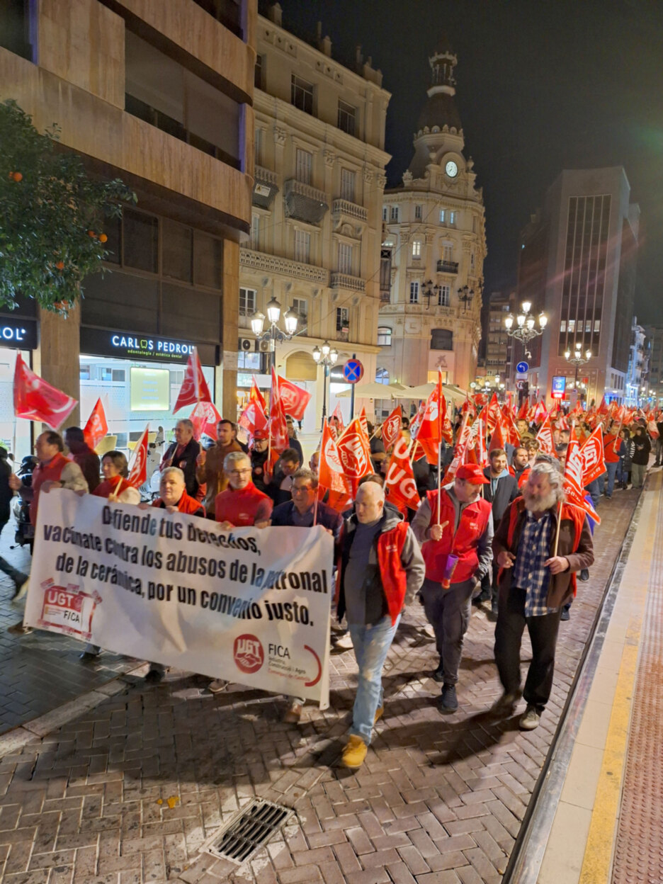 Manifestación Azulejo Castellón